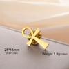 Lucktune Edelstahl Metall Pin Brosche Hexenknoten Flugzeug Ankh Kreuz Lebensbaum Broschen Für Männer Damen Hemd Abzeichen Geschenk