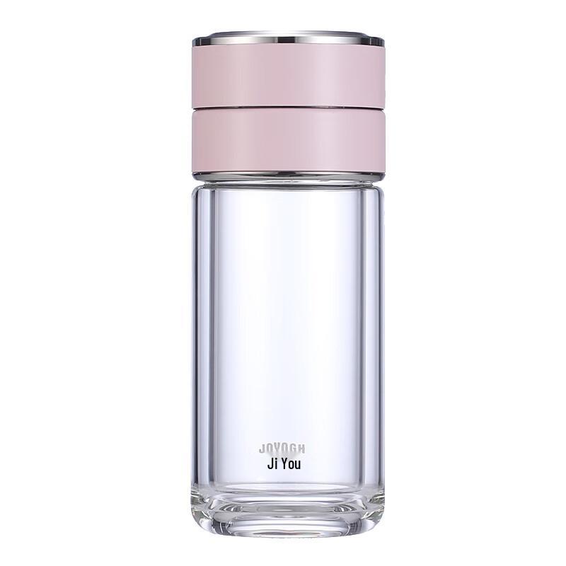 JOYOGH Borosilicate Glass Tea Infuser Bottle