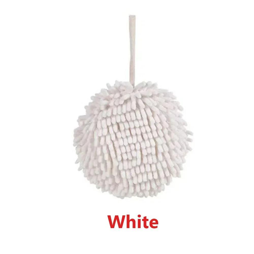 

1 шт. Кухонное полотенце для рук, подвесное, для ванной комнаты, мягкое плюшевое, быстросохнущее, ткань для вытирания рук