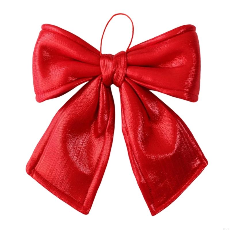 Velvets Holiday Bows Decoration Easy to Hanging Bowknot Pendant for Tree Window