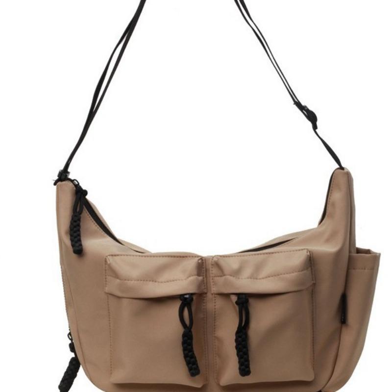 New trendy fashion women's shoulder bag large capacity messenger bag tooling style casual cloth bag