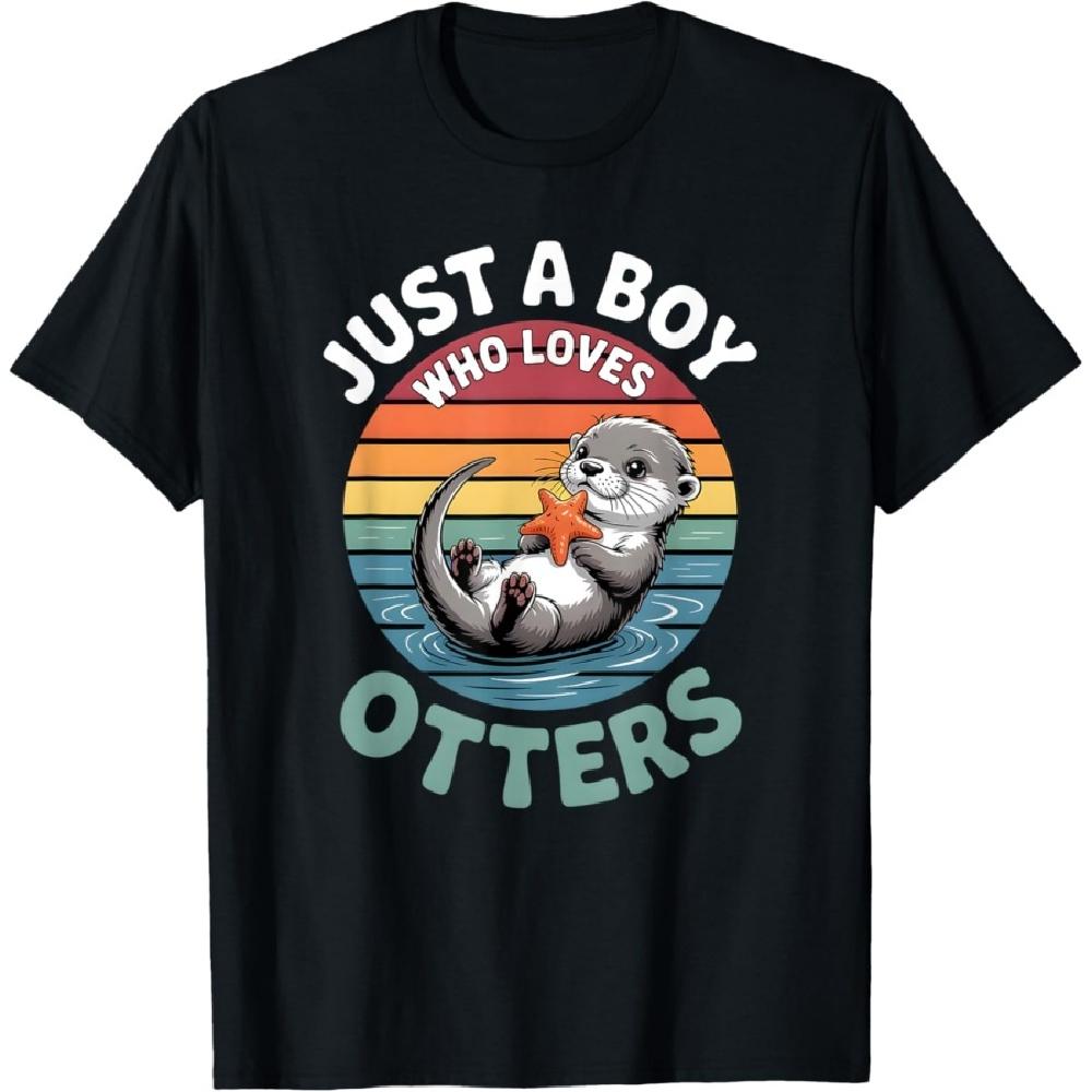 Boys Otter T-Shirt XXXXXL чёрный