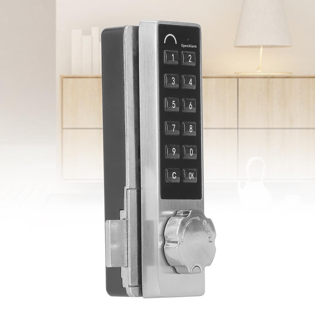 Electronic Keypad Door Lock Intelligent Password 1?15 Digits Unlocking for Sauna File Cabinet Drawer