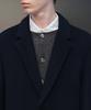 Musinsa Standard Cashmere Blend Oversized Single Coat [Navy]