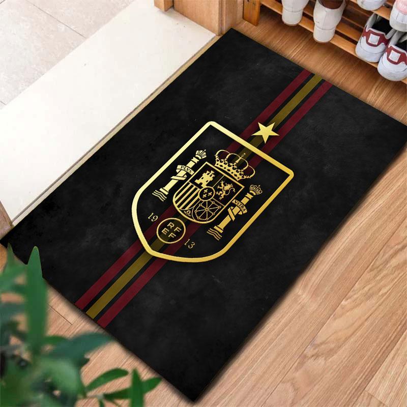 Spain National Football Team Carpet Rug for Living Room Bedroom Home Sofa Decoration,Kids play Non-slip Floor Mat