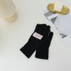 Acrylic Fibers Riding Split Finger Gloves Solid Color Women Gloves New Knitted Gloves