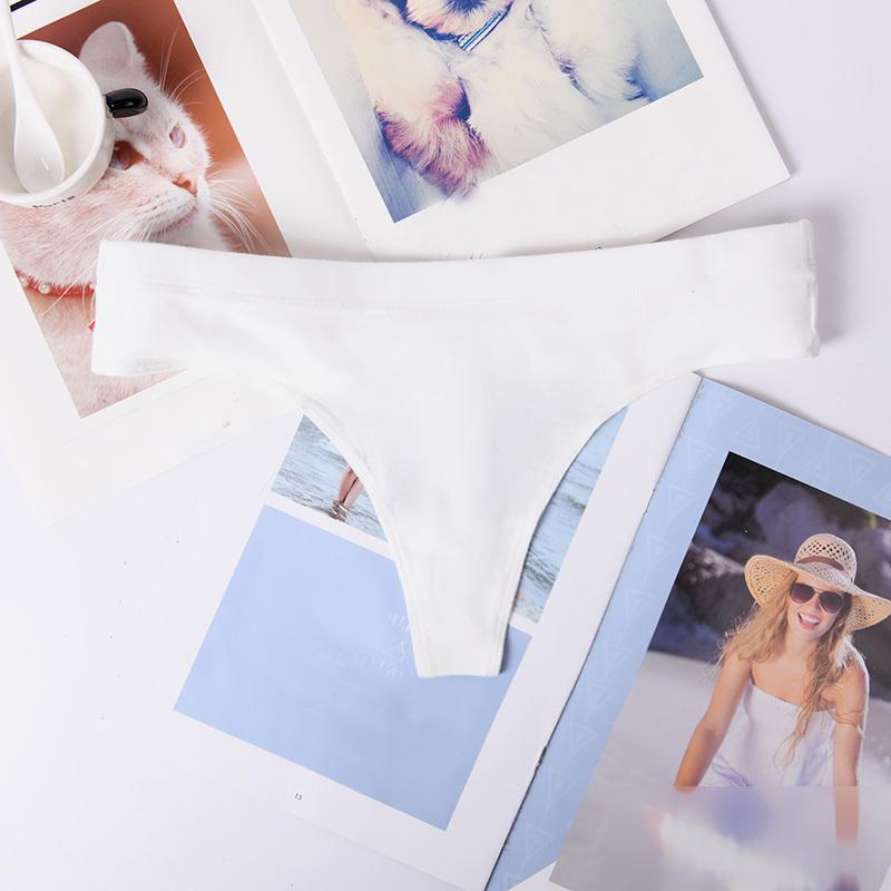 Sexy Ladies Cotton Mesh Transparent Panties Thongs String lingerie Fashion Low-Rise Women Underwear Seamless Briefs 1pcs yq02