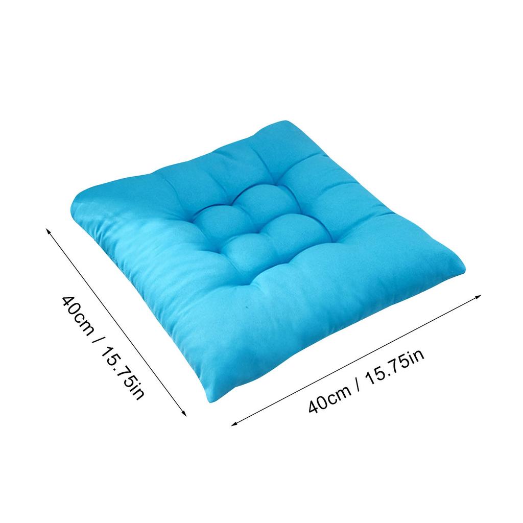 Solid Chair Cushion Cotton Square Stool Backrest Pillow Home Office Computer Chair Protective Mat Seat Pad Buttocks Chair Mat