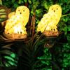Solar LED Lights Outdoor Decorative Lawn Stake Owl Lights Yard Art Garden Decor