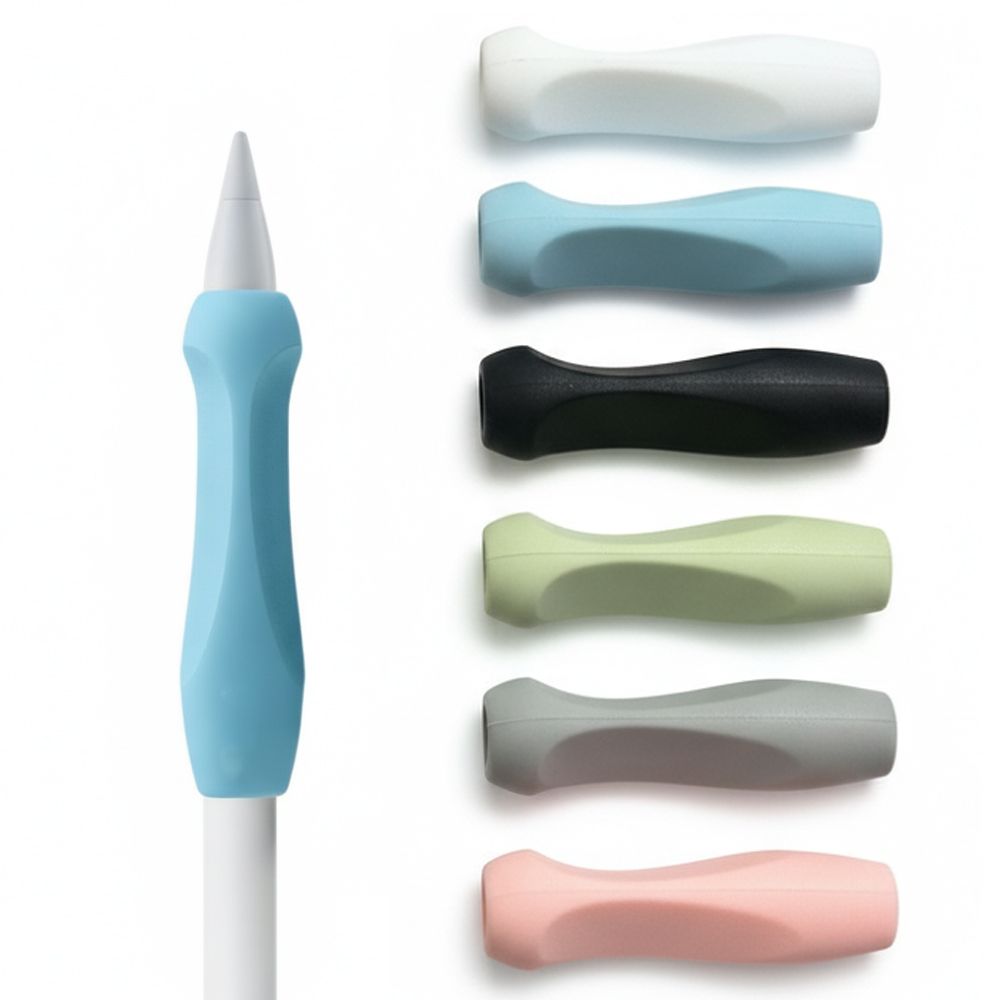 Silicone Pen Grip Holder Pencil Grip Cover for Apple Pencil 1st 2nd Gen USB‑C Pro Tablet Stylus Use