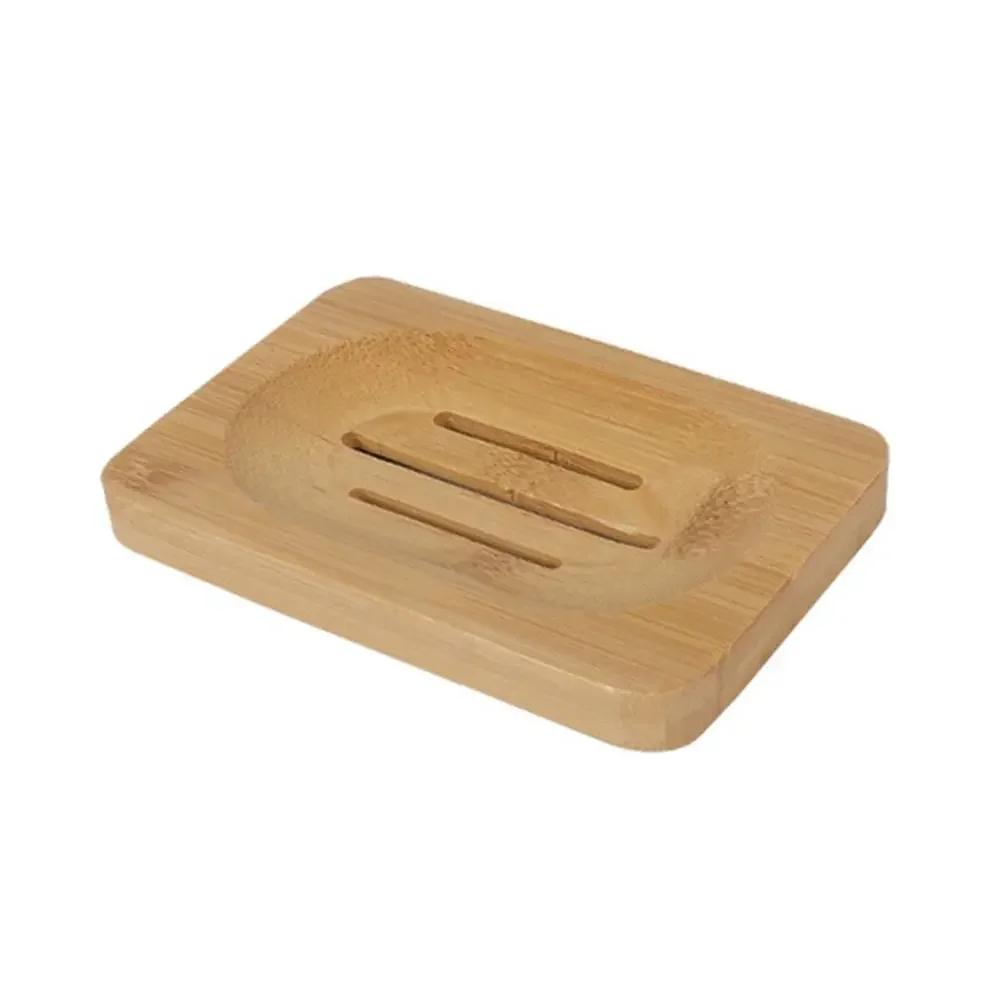 Bamboo Soap Holder Drain Soap Saver Storage Rack Multiple Styles Reusable EnviroNmental Soap Tray Household Bathroom Parts