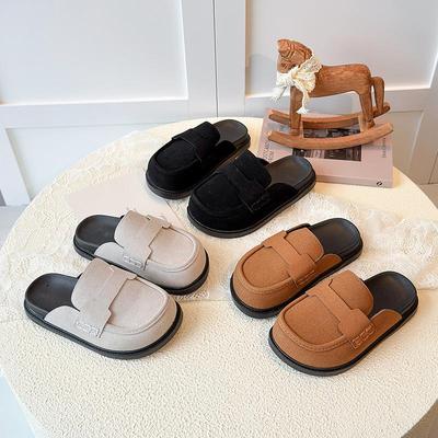2025 Kids' Non-Slip Soft Sole Closed-Toe Sandals – Comfortable Outdoor Slippers for Girls