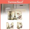 Butterfly Floral Iron Tower Bathroom Mat Collection Non Slip Waterproof Rug For Shower Area