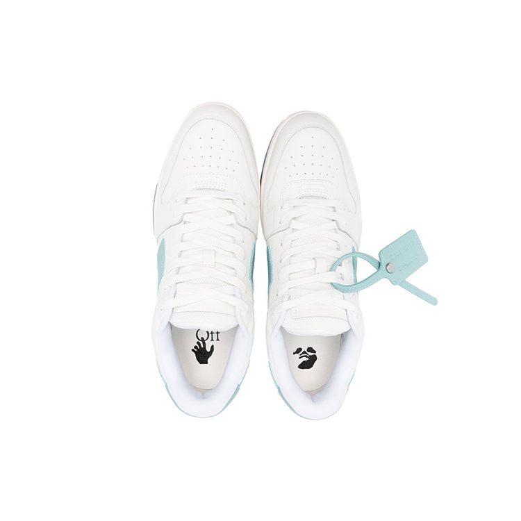 OFF WHITE Out Of Office Ooo Low Tops White Celadon OMIA189S23LEA0010149