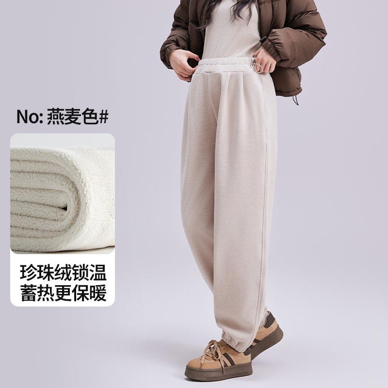 Maternity pants spring and autumn wear sweatpants without support casual sweatpants do not restrain the stomach small pregnant women winter clothing