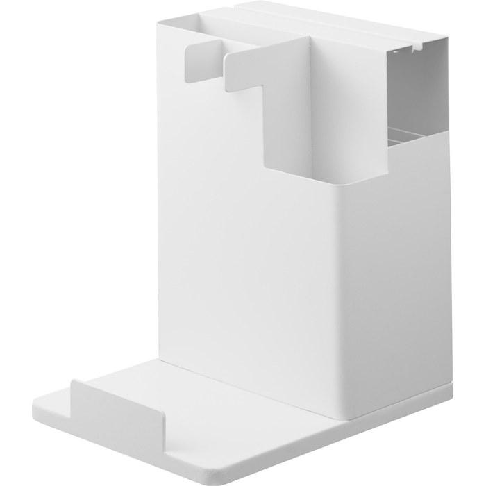 Yamazaki Stick Cleaner & Tool Organizer White W20.1 x D25.1 x H28.7cm Tower 1553