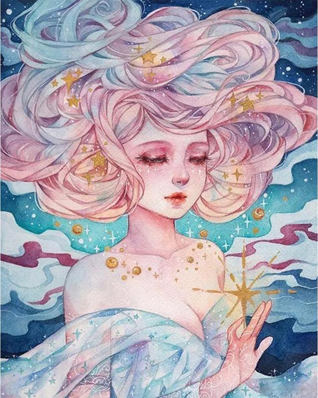 5D DIY diamentowe malowanie elfy i anioły pełne kwadratowe okrągłe wiertło diamentowe hafty zwierząt obraz z kryształu górskiego ręcznie robiony prezent