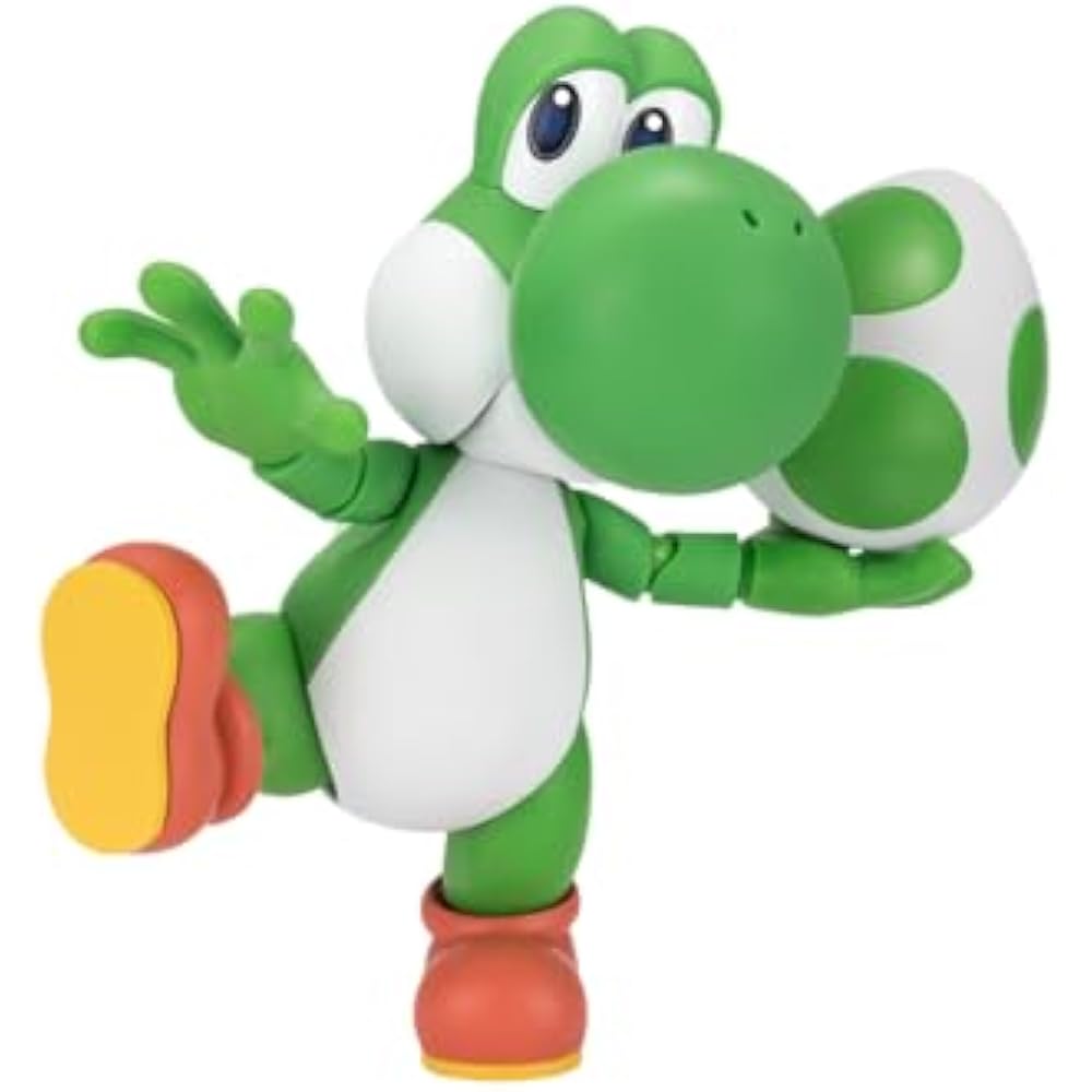 TAMASHII NATIONS S.H. Figuarts Super Mario Yoshi (SUPER MARIO) approx. 110mm ABS & PVC painted ac...