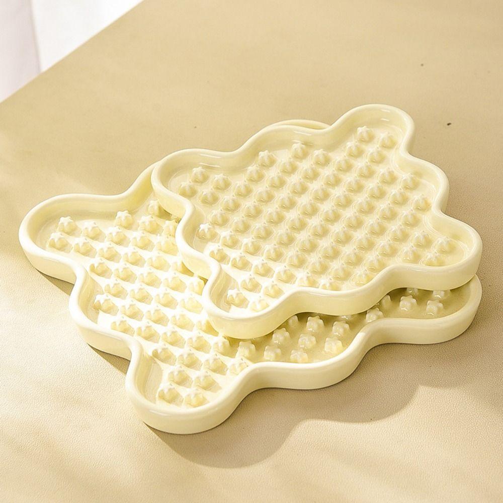 Anti Choking Pet Slow Fooder Anti Black Chin Cat Slow Food Tray Dog Food Bowl  for Feeding