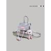 Autumn and winter girls birthday gift mini backpack women's summer 2025 new silver casual women's backpack