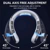 8000mAh USB Hanging Neck Fan Portable Bladeless Mini Rechargeable Mute LED Digital Display Electric Air Cooler Handheld