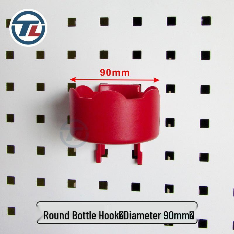 Plastic Pegboard Hooks with Square Hole - Wall-Mounted Tool Rack and Storage Shelf for Hardware Display