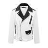 Men's jacket Spring and autumn fashion versatile leather jacket men's thin men's leather jacket top casual jacket