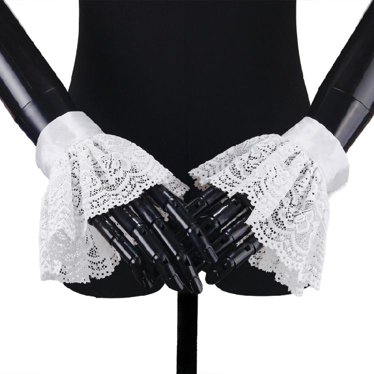 Vintage Styles Neck Ruff Unique Fashion Necklace Ruffled Pattern Neck Collar for Cosplay Lover