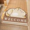 Cartoon Dirt Resistant PVC Silk Ring Door Mats Hallway Doorway Foot Dust Removal Easy Clean Wear-Resistant Anti-slip Floor Mat