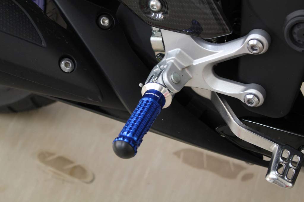 SSK Shaved Aluminum Step Standard Type For Riders Mounting Part Color: Silver Step Bar Color: Gold YAMAHA YZF-R25/YZF-R3/MT-25/MT-03