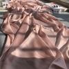 Crinkle Satin Chiffon Hijab for Muslim Women Mini Crepe Plain Shawl Wrinkle Solid Long Turban Islam Headscarf