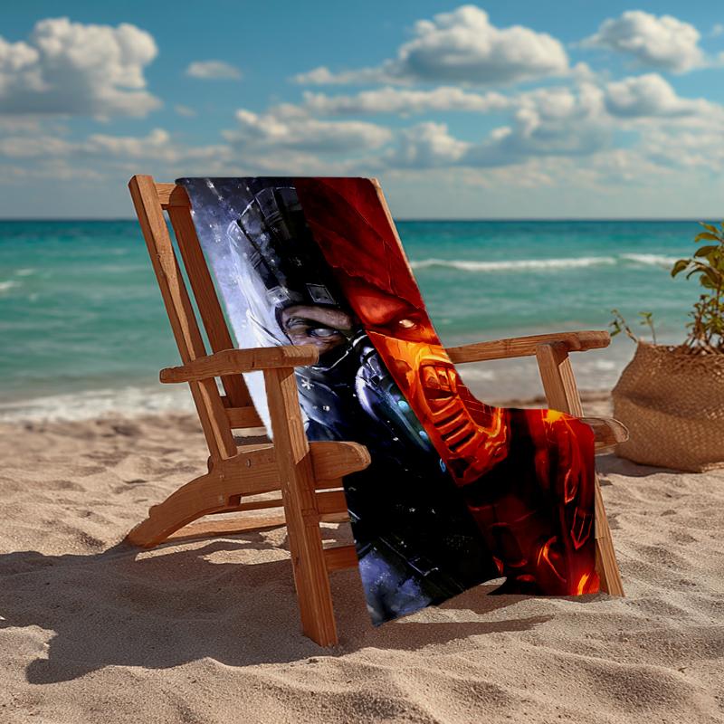 SubZero Fashion Beach Towel: Ideal for Summer Adventures Soft, absorbent and quick drying suitable for swimming and bathing