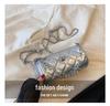 Luxury Diamond Lattice Chain Crossbody Bag: Fashion-Forward, Versatile Round Cylinder for Women