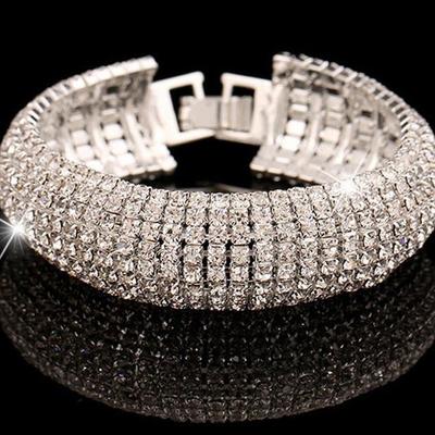 Rhinestone Fashion Bracelet - Hot Selling Trendy Jewelry