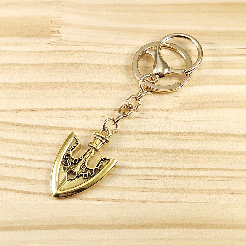 Golden Wind Stand Arrow Keychain - JOJO's Bizarre Adventure Backpack Charm