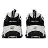 Skechers DLites 1.0 Synthetic Leather Mesh Comfortable Versatile Durable Breathable Mid-Top Dad Sneakers Women Sneakers Black White 896085-BKW