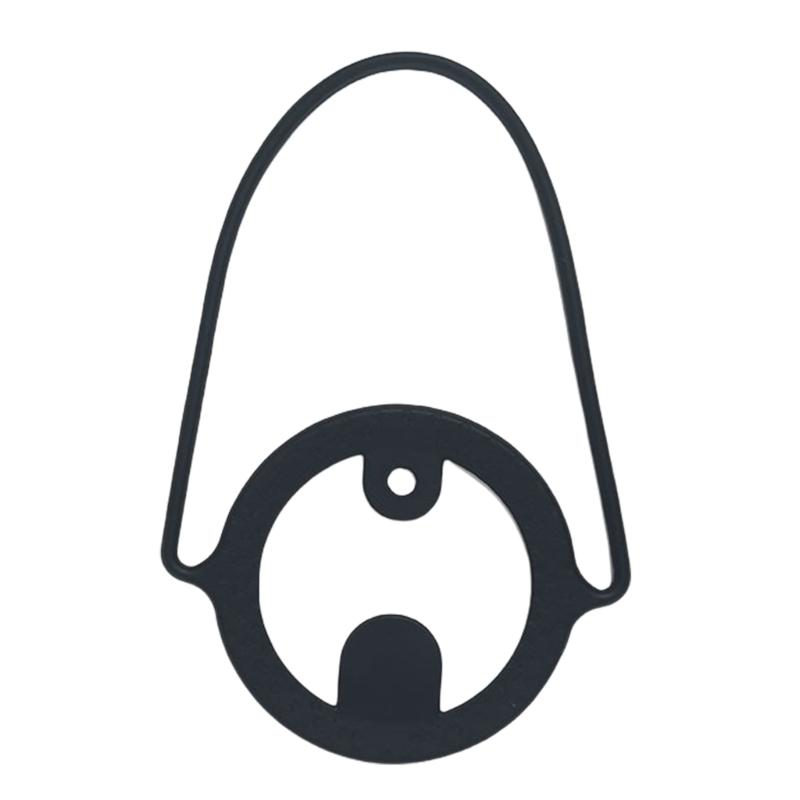 

Silicone Cup Sleeve Portable Cup Holder Silicone Water Bottle Handle Portable Leakproof Cup Rope Part Silicone Texture чёрный