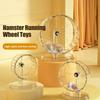 1pc Hamster Toy Running Wheel Silent Metal Stand Bracket Stable Non Slip for Golden Bear Sugar Glider Rat