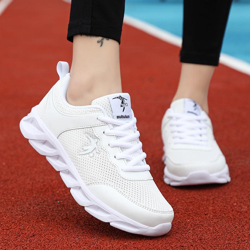 Brand Lightweight Soft-soled Sports Shoes Spring and Autumn Mesh Breathable Student Running Shoes