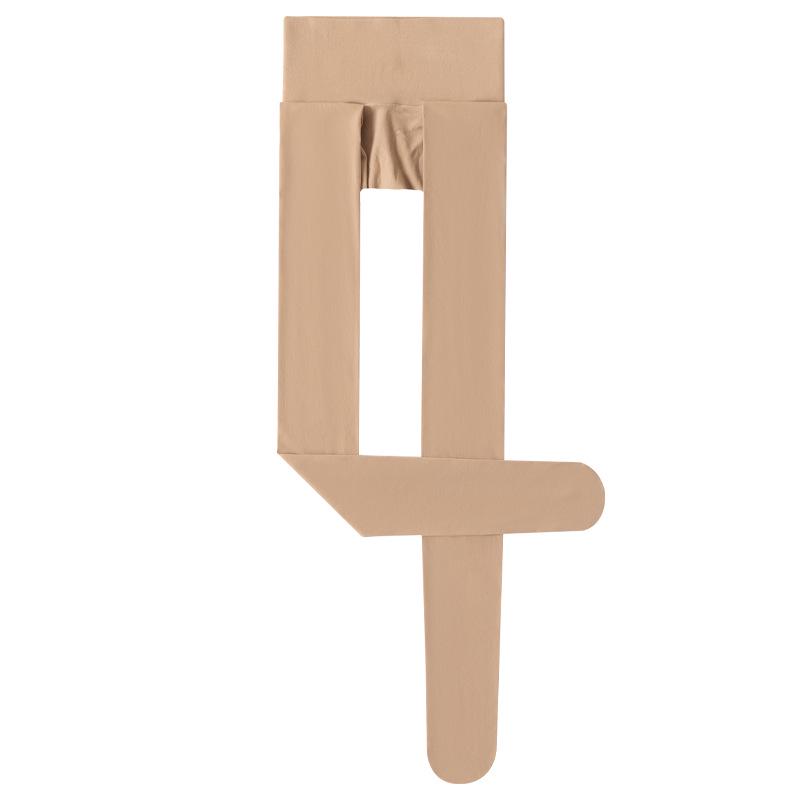 Black Polka Dot Cotton Pantyhose with Heel - Slimming Base Leggings Socks