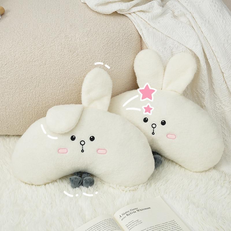 Peluche Luminary Animale Cartone Animato Coniglio Cuscino Lombare Cuscino Morbido Per Ufficio E Arredamento Dormitorio
