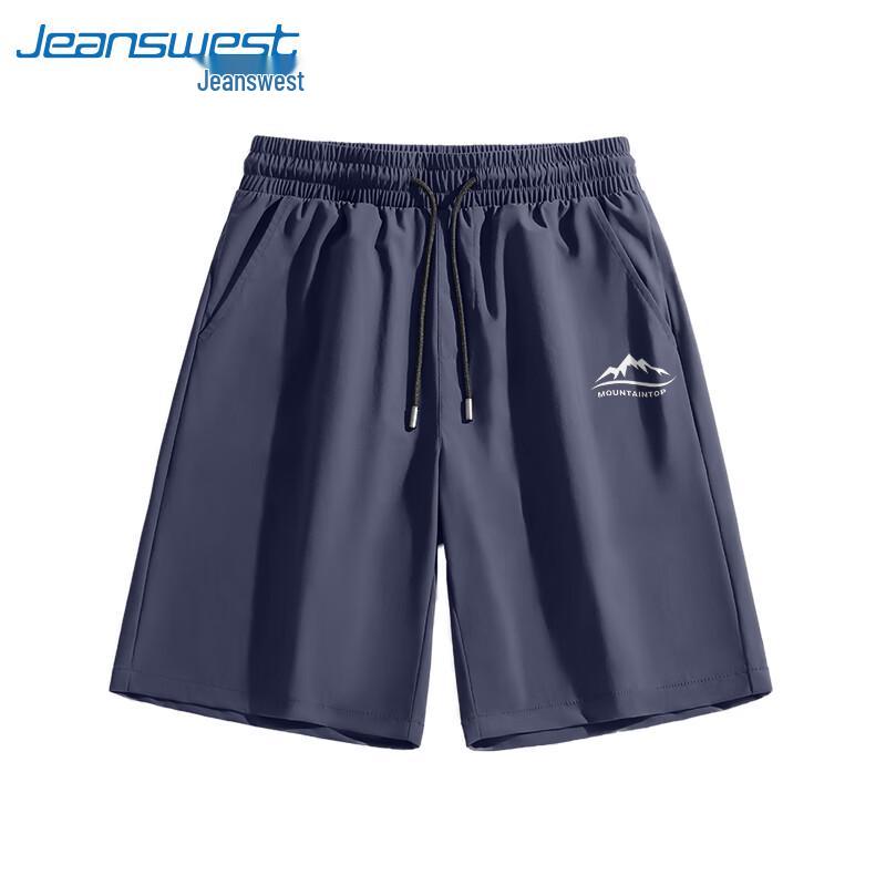 Jeanswest Men's Ice Silk Quick-Dry Casual Shorts