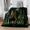 3D Klassiker Spiel Dota2 Gamer Decke, Weiche Wohndecke für Zuhause Schlafzimmer Bett Sofa Picknick Reise Büro Ruhe Abdeckung Decke Kinder