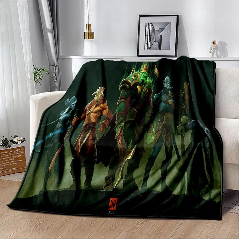 3D Klassiker Spiel Dota2 Gamer Decke, Weiche Wohndecke für Zuhause Schlafzimmer Bett Sofa Picknick Reise Büro Ruhe Abdeckung Decke Kinder