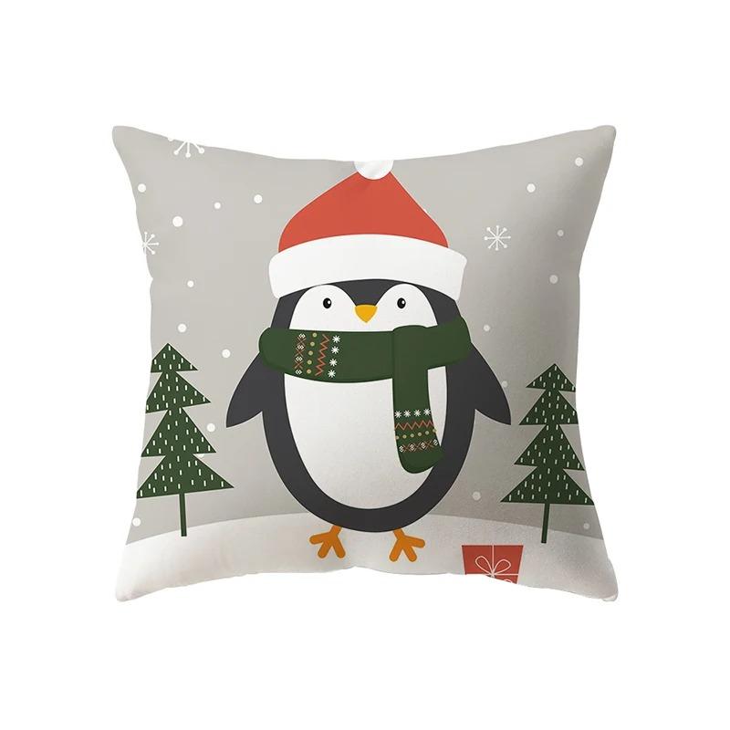Christmas Themed Pillowcases Car Accessories Office Santa Claus Living Room Sofa Home Pillowcases
