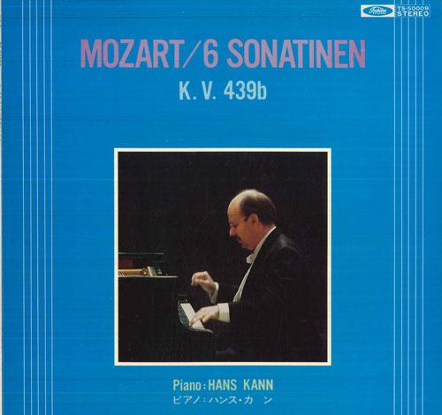

LP Record HANS KANN - Mozart 6 Sonatinen, Kv439b TS50009 TOSHIBA RECORDS Japan Classical Used