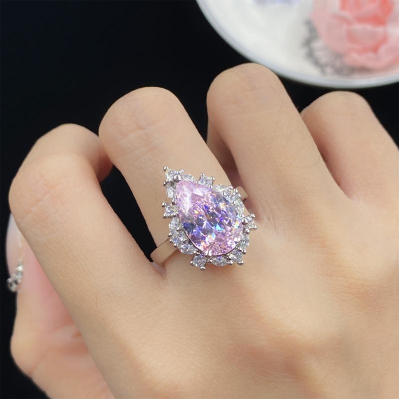 Sace Gems Classic Copper Alloy Zircon Ring Earrings Pendant Necklace Jewelry Sets Wedding Party Gifts