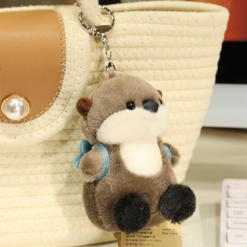 Non-Toxic Otter Plush Cute Little Otter Plush Doll Fish Head Starfish Otter Pendant Doll Cute Children Heart Creative Gift