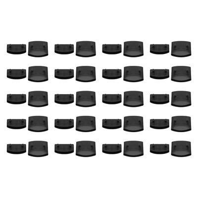 80Pcs Bed Slat End Caps Holders Connector Furniture Accessory For Holding Securing Wooden Slats Bed Board Skeleton Frame
