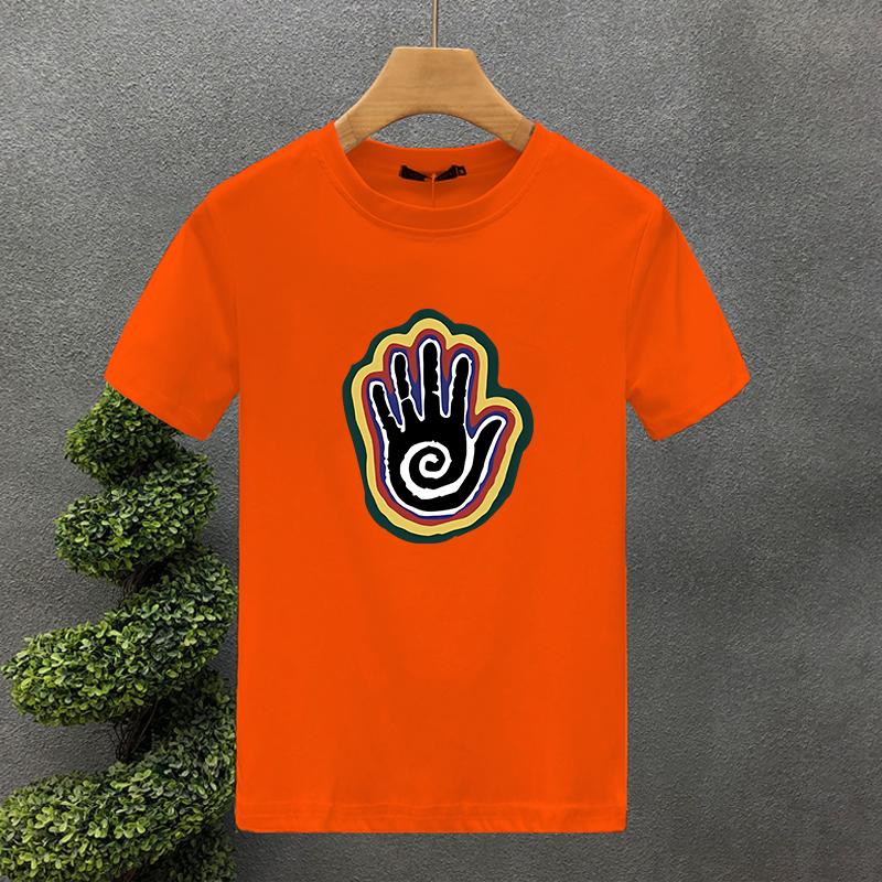 2025 Summer New For Women's/Men's Couples' Round Neck Sports Palm Printing Pattern T-shirt The Latest Hot Style High Quality